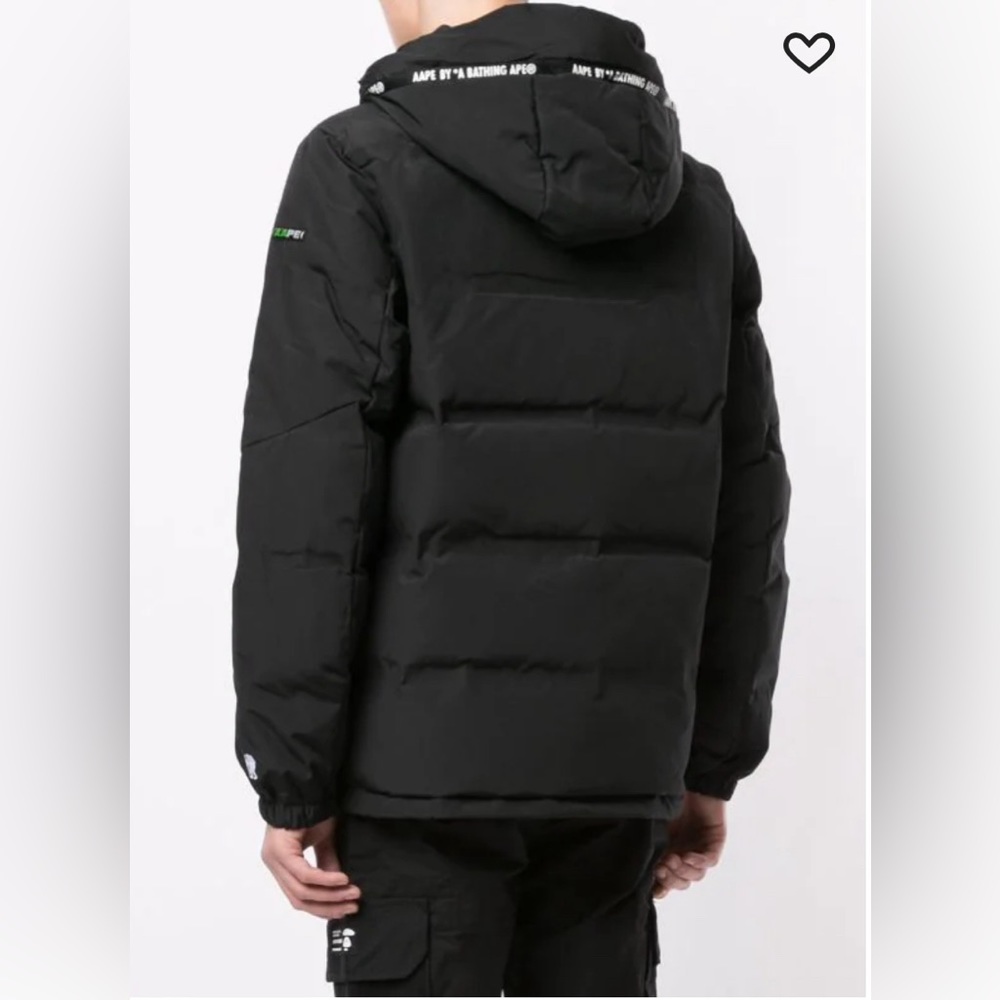 NWT-AAPE by A Bathing Ape (BAPE) Hooded Down Coat - Men L/WomenXL - Picture 3 of 13